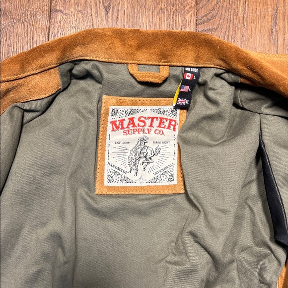 Master Supply Company Rough-out Heavy Suede Jacket - Picture 14 of 16